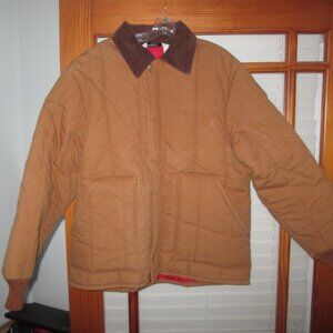 Zero Zone by Walls Coat Jacket Insulated Canvas Men's Large USA Made Quilted